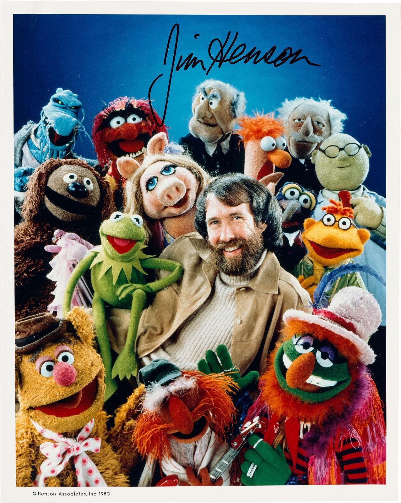 JIM HENSON Signed Photo Poster Paintinggraph Film TV Producer