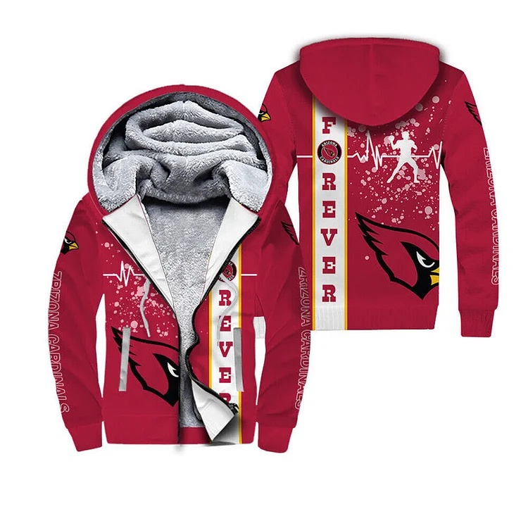 Arizona Cardinals
Limited Edition Thickened Hooded Fleece Jacket