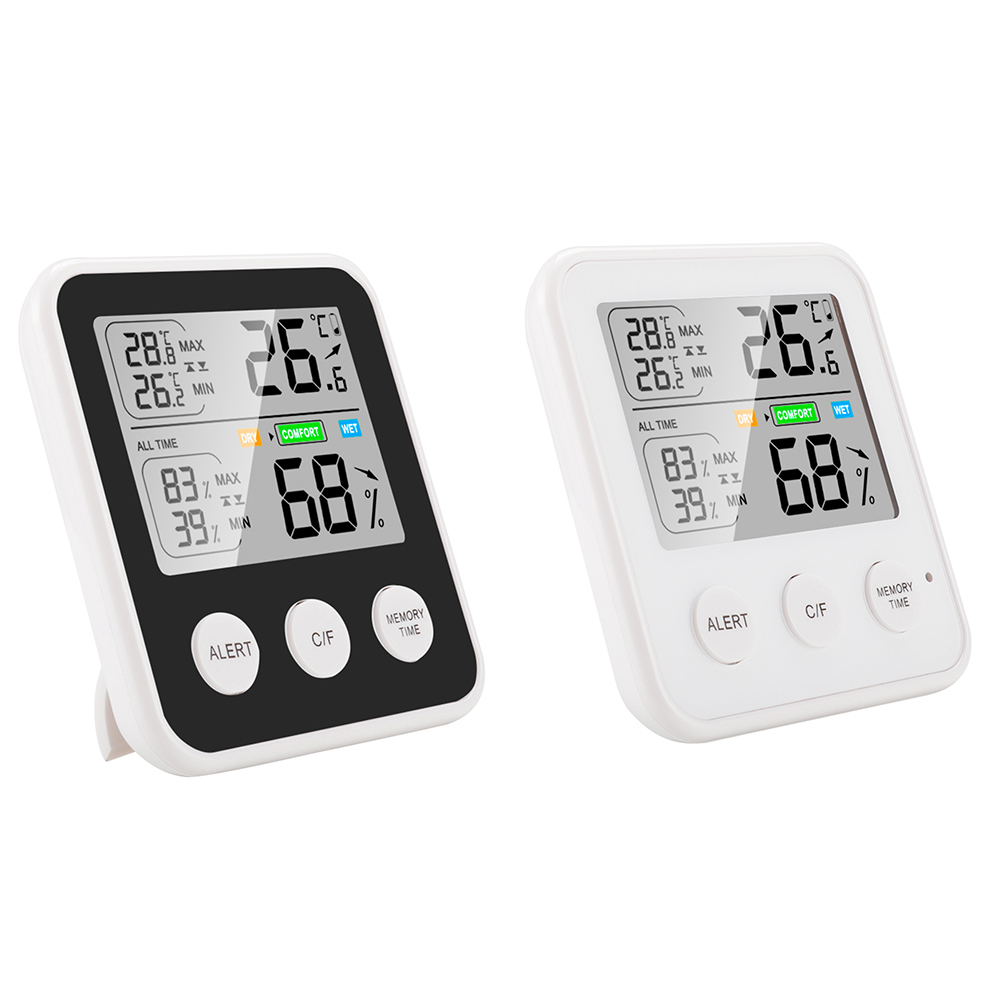 Digital Indoor Thermometer Hygrometer Baby Room Temperature Humidity Meter, Black, 501 Original
Digital Indoor Thermometer Hygrometer Baby Room Temperature Humidity Meter, Black, 501 Original