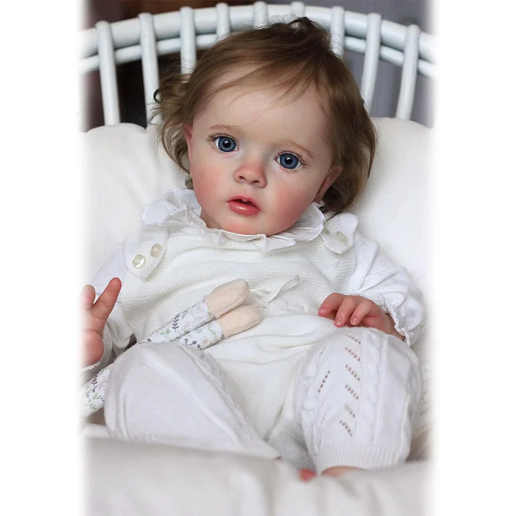 [New!] 20" Innocent and Naive Girl Named Eleja Cloth Body Reborn Baby Doll,Best Kids Gift of 2024