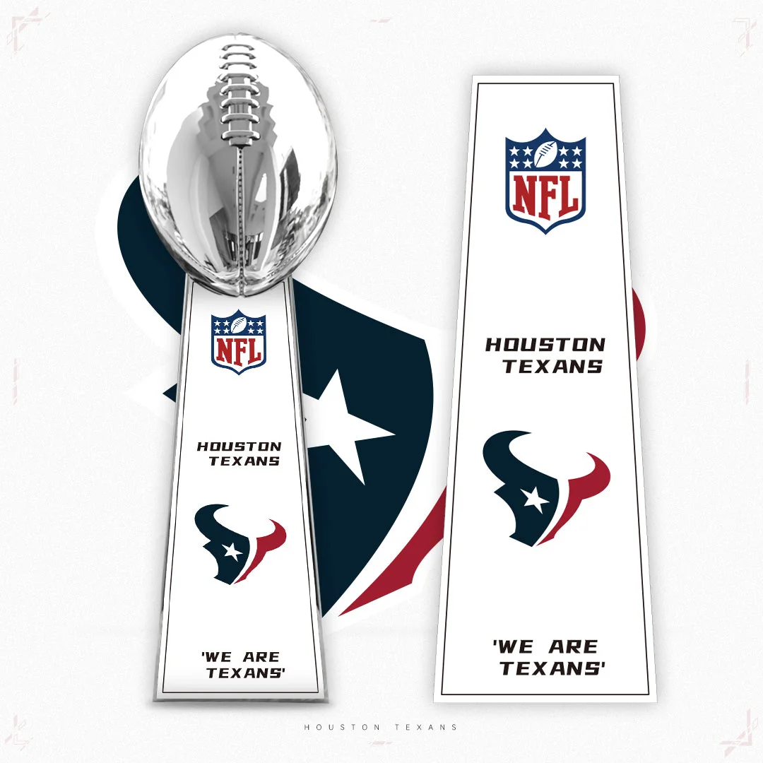 [NFL]Houston Texans Vince Lombardi Super Bowl Championship Trophy Resin Version