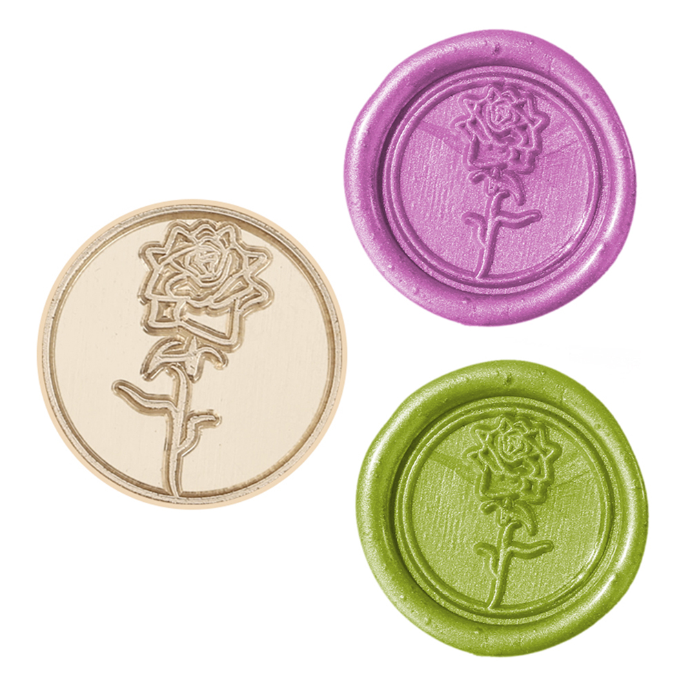 25MM Rose Wax Seal Stamp Antique Rose Flower Sealing Wax Replace Copper Head, 501 Original
25MM Rose Wax Seal Stamp Antique Rose Flower Sealing Wax Replace Copper Head, 501 Original