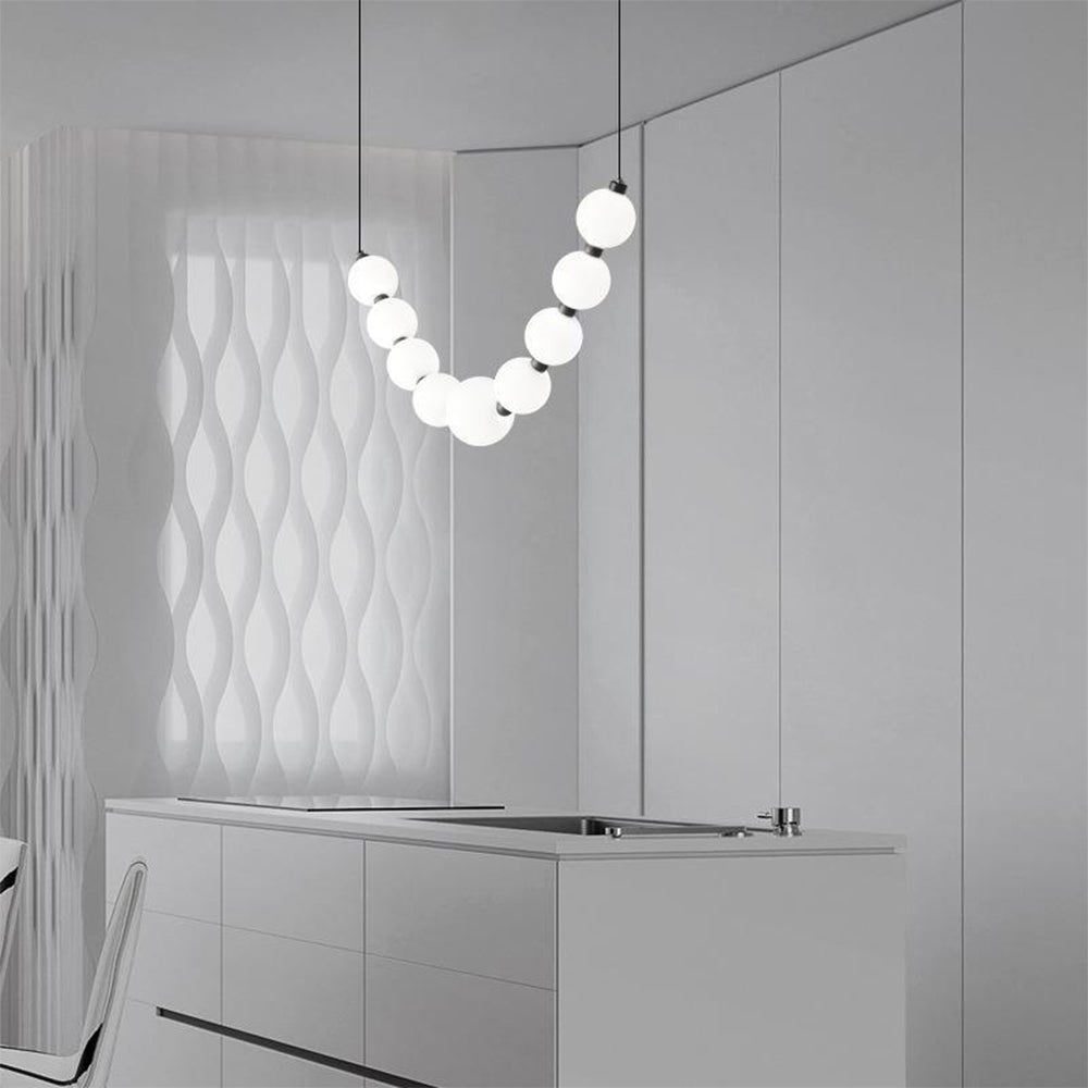 Luxury Brass Magic Bean Necklace Chandelier