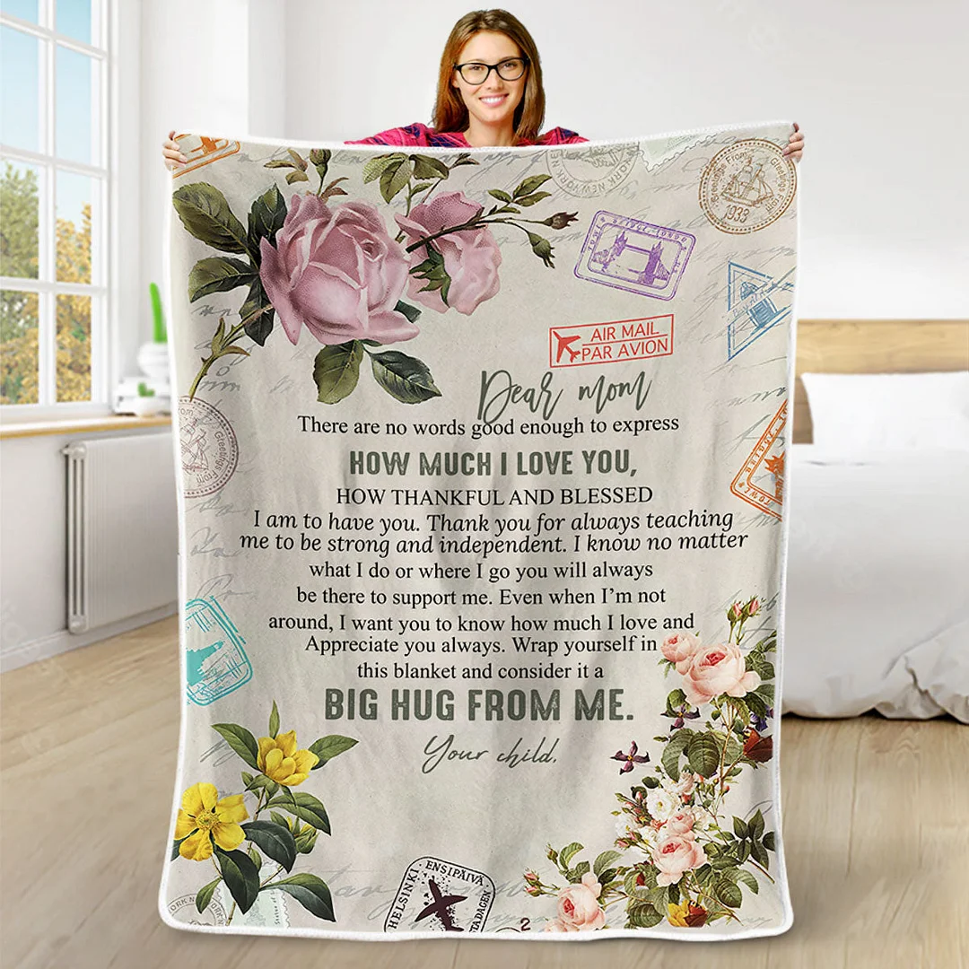 How Thankful & Blessed I Am To Have You - Family Blanket - New Arrival, Christmas Gift For Mother