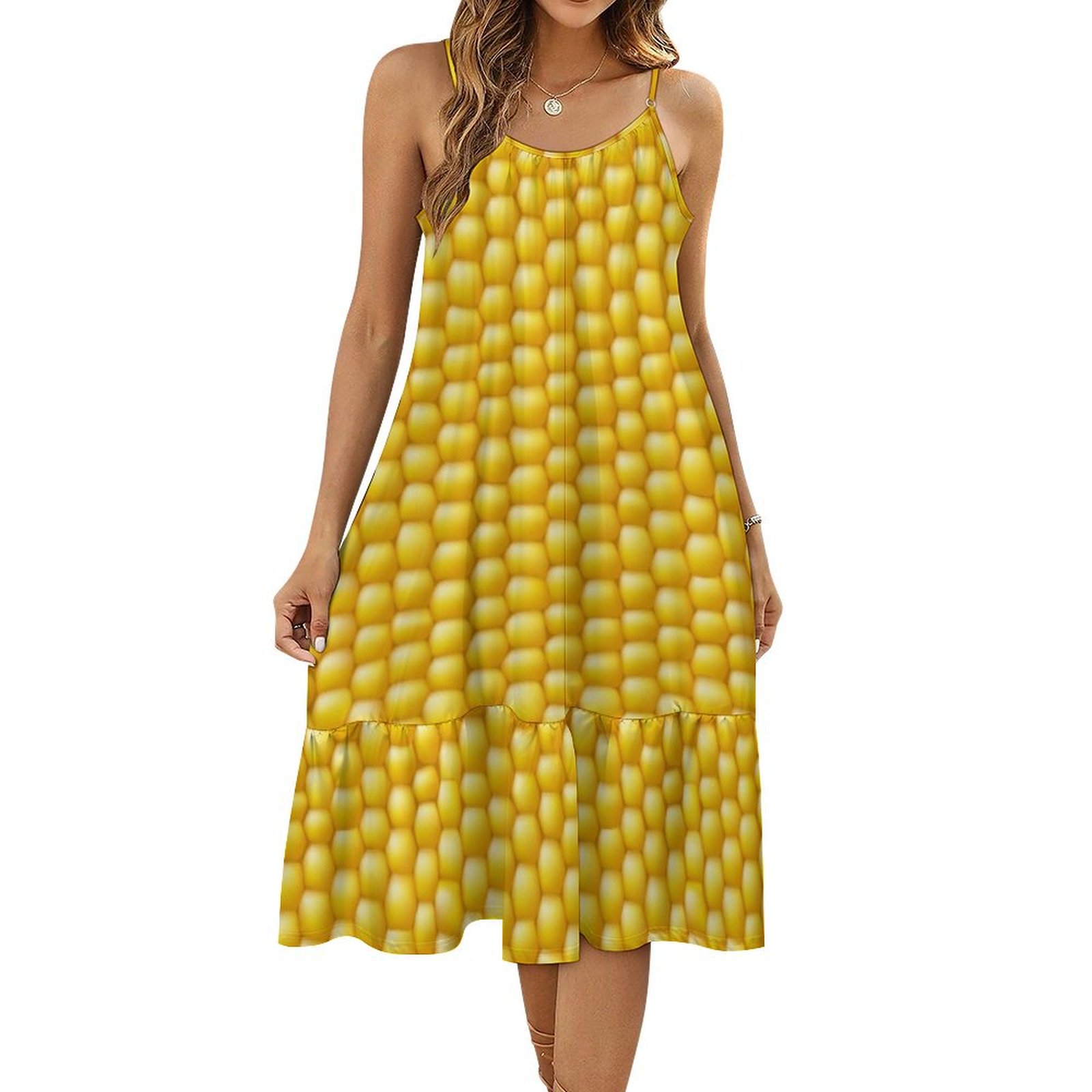 loose flowy midi dress Women's Elegant Flowy Midi Dress – DavyDenver main image 1