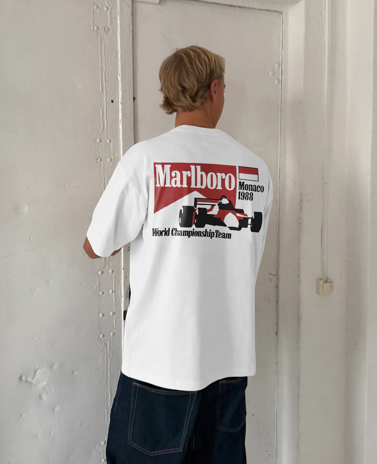 T*】様 Marlboro World Championship Team キャ Vintage 90s Marlboro World Championship Team T-Shirt