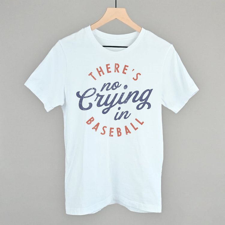 Comstylish There's No Crying In Baseball Print T-Shirt