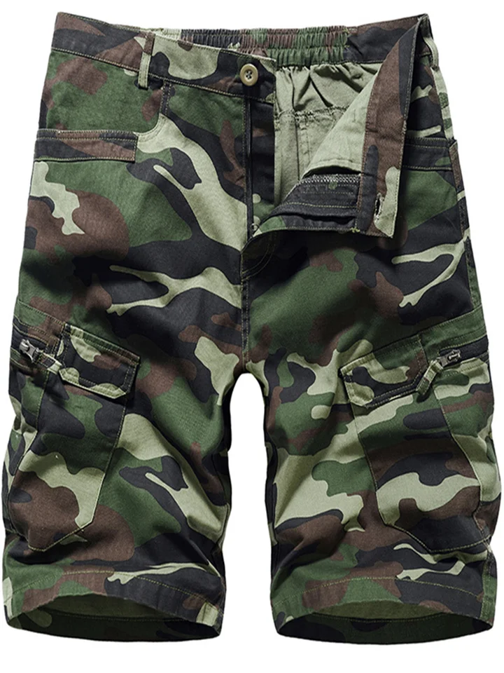 Summer New Men's Work Shorts Camouflage Loose Large Size Casual Men's Models Five Pants-JRSEE