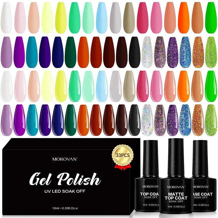 Morovan Gel Nail Polish Kit GS21-4