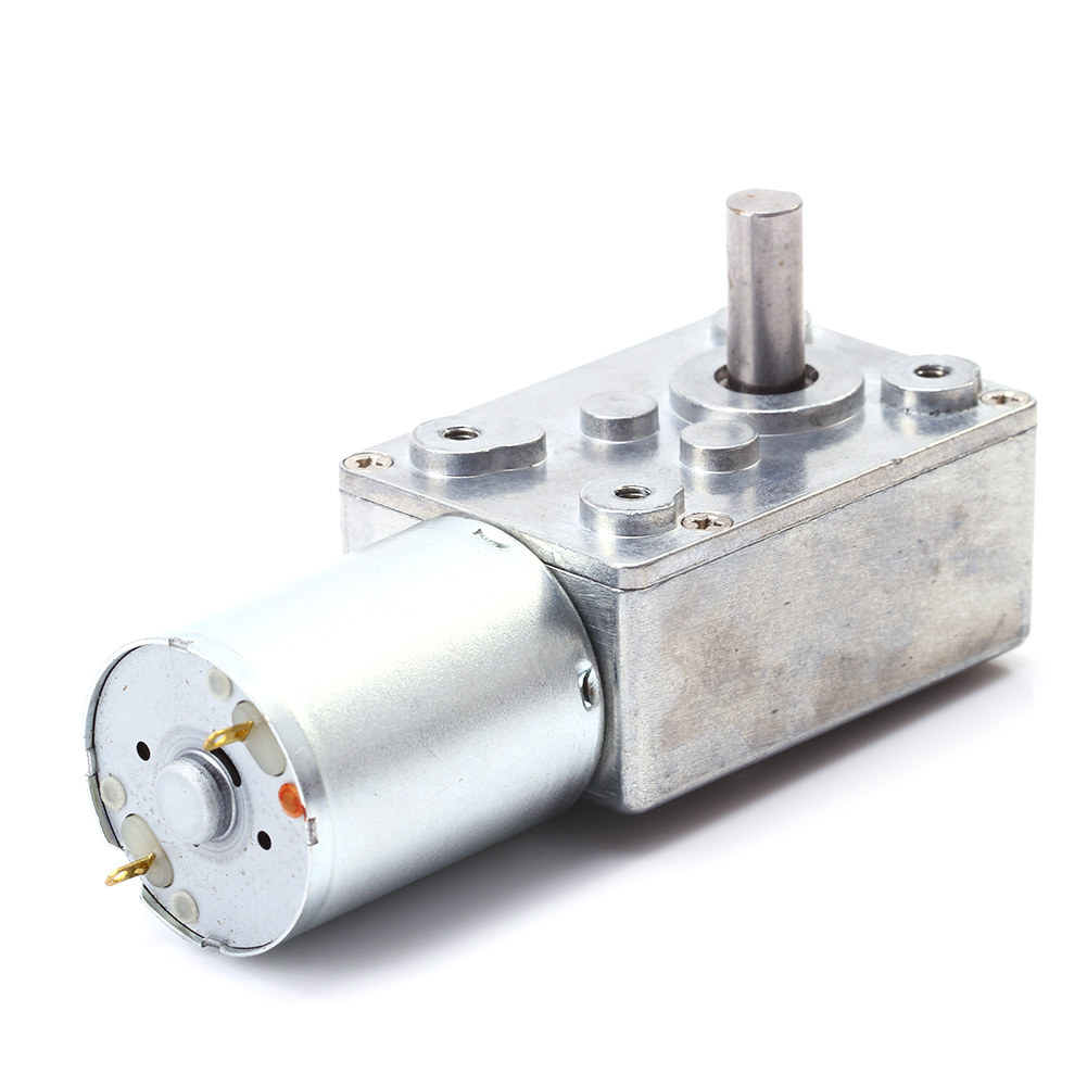 DC 6V High Torque Reduction Metal Worm Gear Box Low Speed Worm Gear Motor, 100rpm, 501 Original
DC 6V High Torque Reduction Metal Worm Gear Box Low Speed Worm Gear Motor, 100rpm, 501 Original