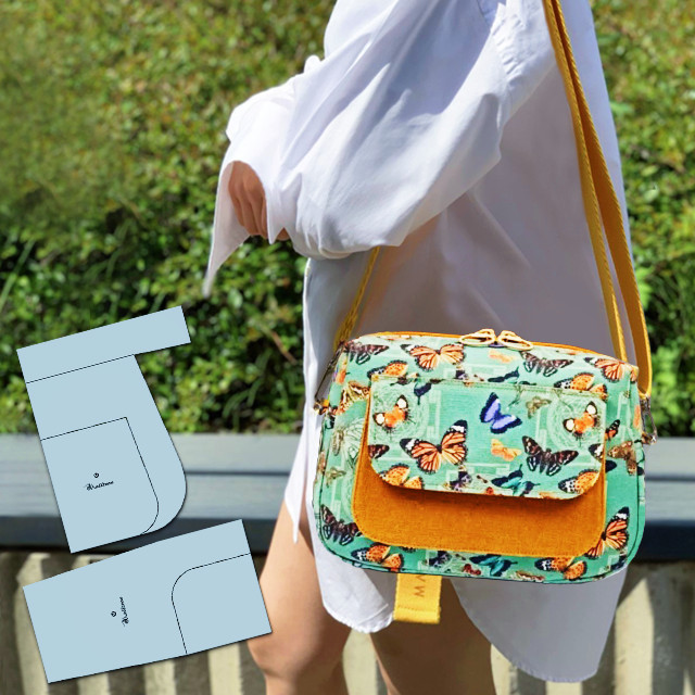 【Black Friday Deals】Sewing Crossbody Bag Template Set Included
