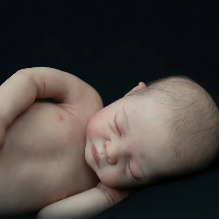  Lifelike Weighted Baby Girl Maxine 20'' Asleep Reborn Silicone Vinyl Baby Girl Doll Set,With Clothes and Pacifier - Reborndollsshop®-Reborndollsshop®