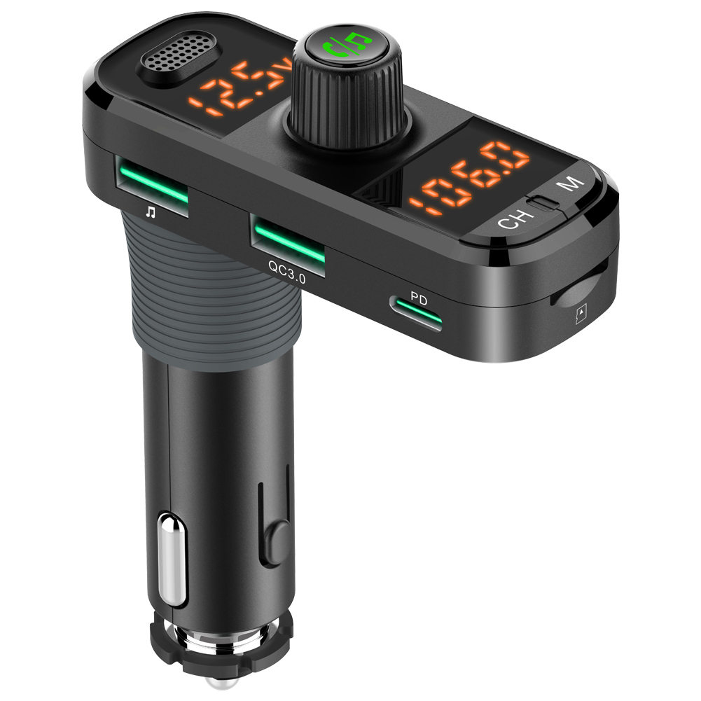 BC70 Bluetooth 5.0 FM Transmitter Handsfree Car Kit MP3 Player USB Charger, 501 Original
BC70 Bluetooth 5.0 FM Transmitter Handsfree Car Kit MP3 Player USB Charger, 501 Original