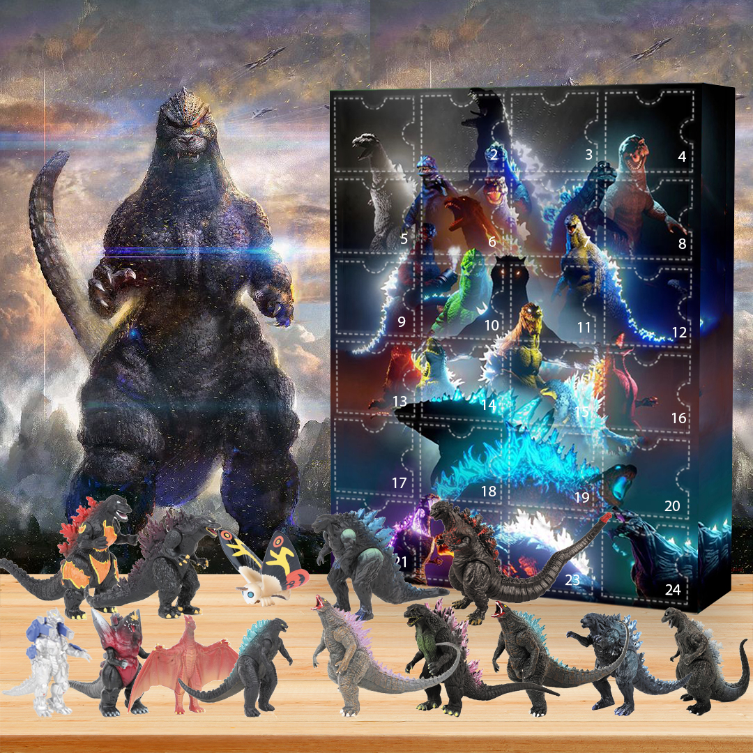 NEW Godzilla Advent Calendar The One With 24 Little Doors