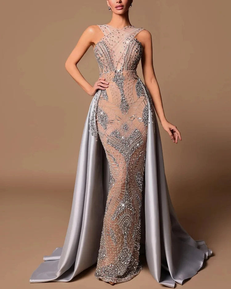 Sexy Rhinestone Sequin Dress