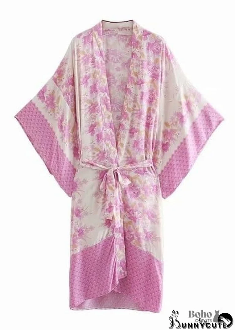 Women's Chic Grace Boho Kimono Dress