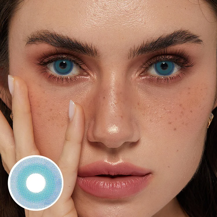 Pixie Blue Colored Contact Lenses