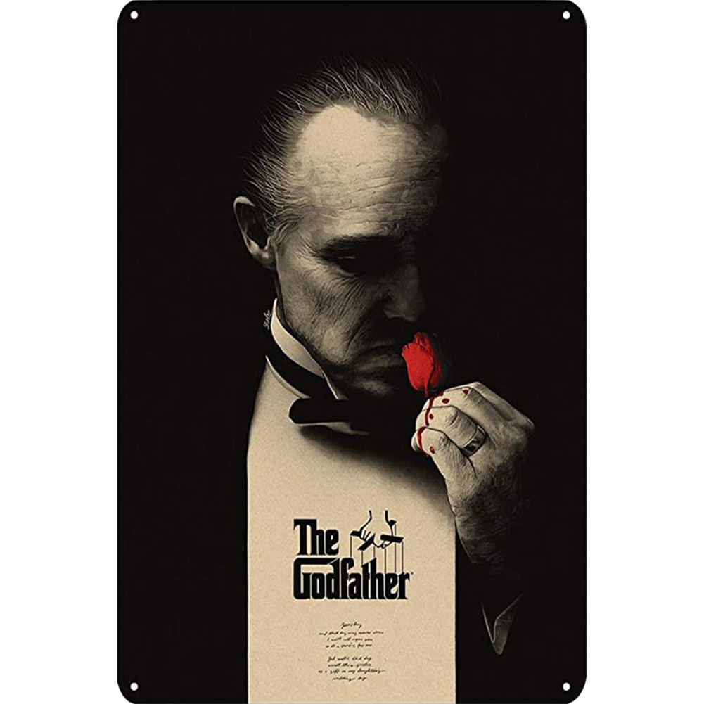 American Movies The Godfather Metal Tin Signs (8*12Inch)