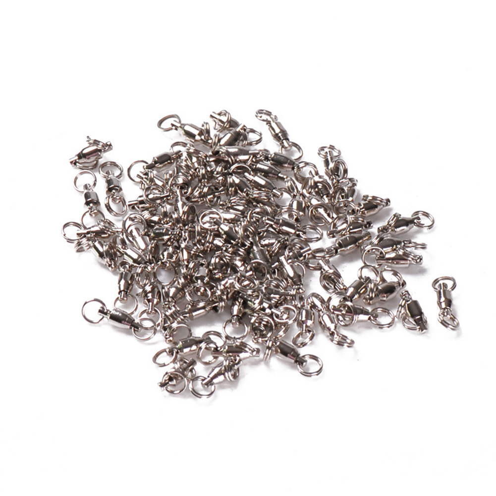 Fishing Connector Hook Ball Bearing Solid Rings Snap 8 Word Rolling Swivels, 50pcs, 501 Original
Fishing Connector Hook Ball Bearing Solid Rings Snap 8 Word Rolling Swivels, 50pcs, 501 Original