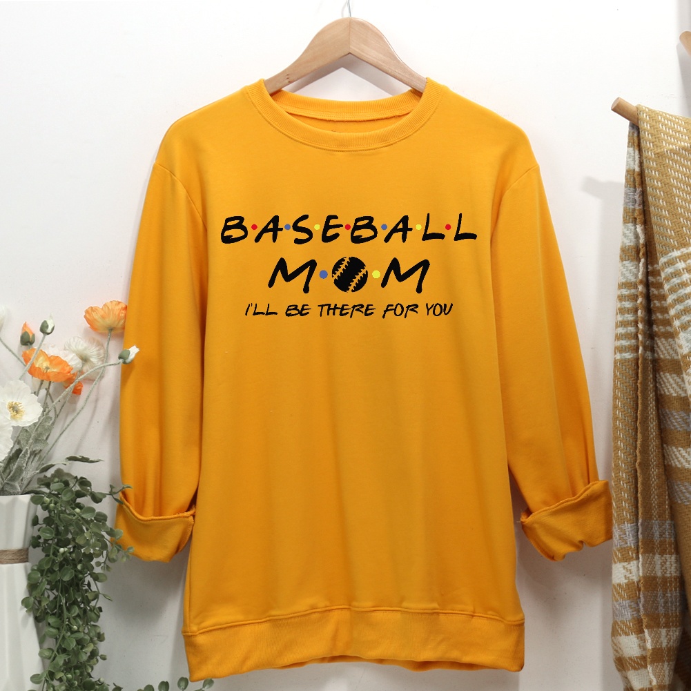 Baseball mom Women Casual Sweatshirt-Guru-buzz