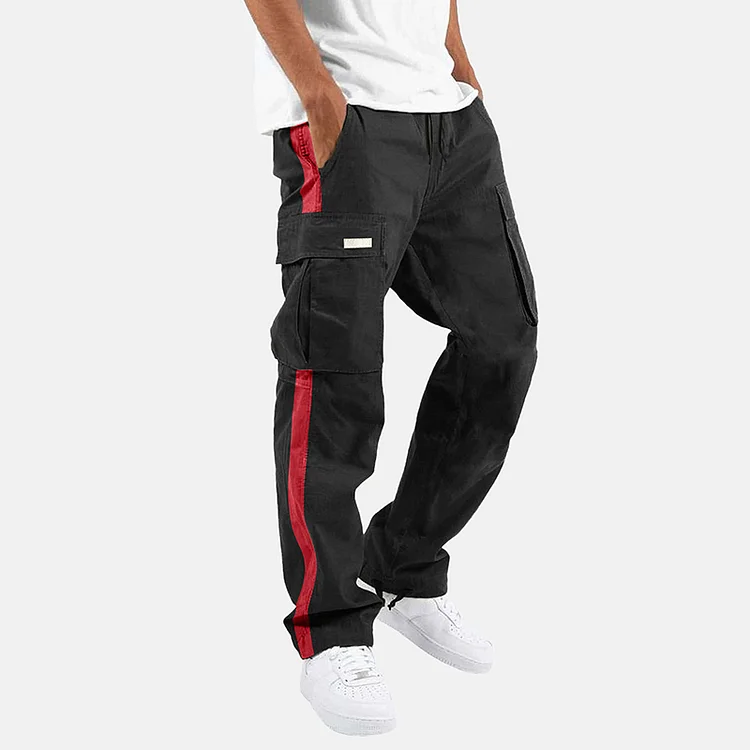 Men's Casual Multi-pocket Straight Leg Cargo Pants
