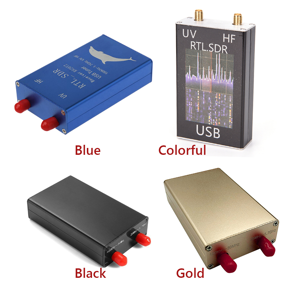 Portable Radio RTL SDR USB Tuner Receiver RTL2832U+R820T2 100KHz-1.7GHz Kit, Blue, 501 Original
Portable Radio RTL SDR USB Tuner Receiver RTL2832U+R820T2 100KHz-1.7GHz Kit, Blue, 501 Original