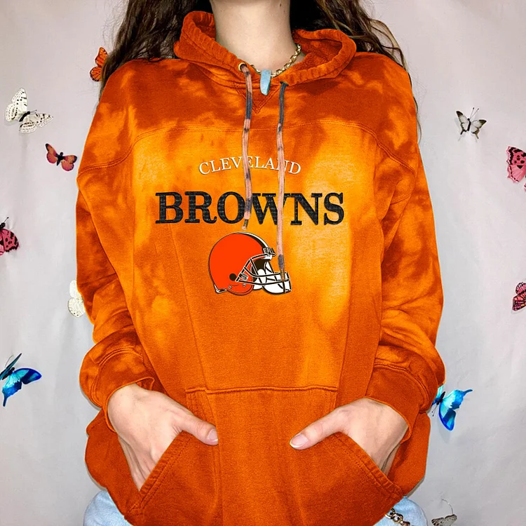 Cleveland Browns Women Printed  Hoodie