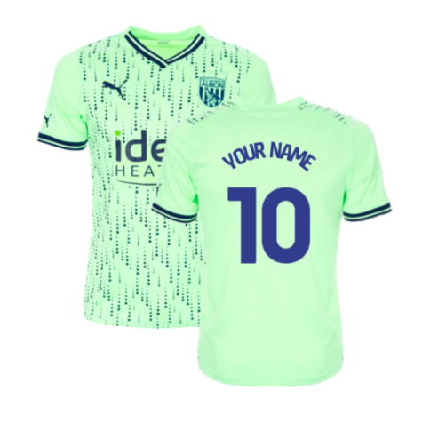 West Bromwich Albion Third Shirt Top Kit 2023-2024 ( Printing Your Name )