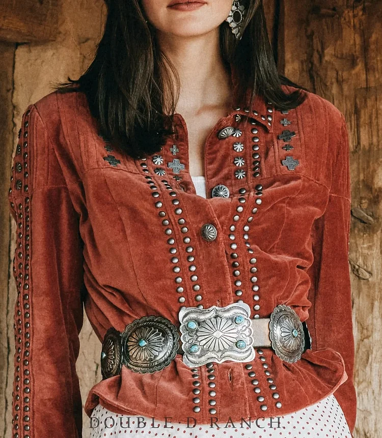 Women's retro western style jacket