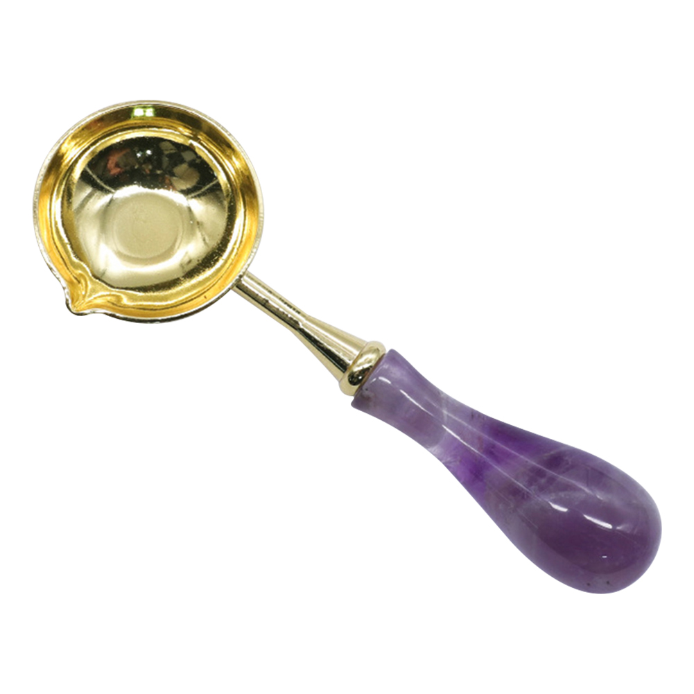 Large Sealing Wax Melting Spoon - GOLD