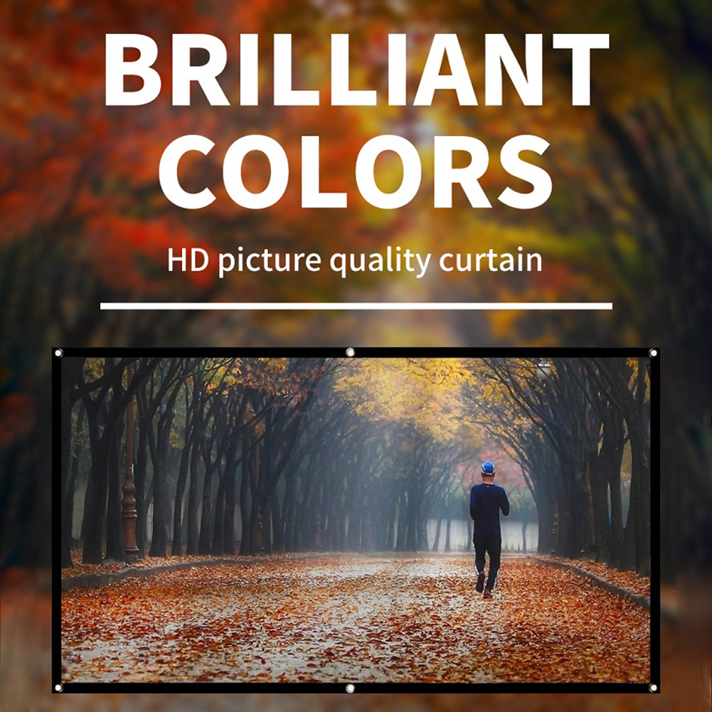 16:9 Simple Projector Curtain 60 72 84 100 120 150 inch HD Display Screen, 100 inch, 501 Original
16:9 Simple Projector Curtain 60 72 84 100 120 150 inch HD Display Screen, 100 inch, 501 Original