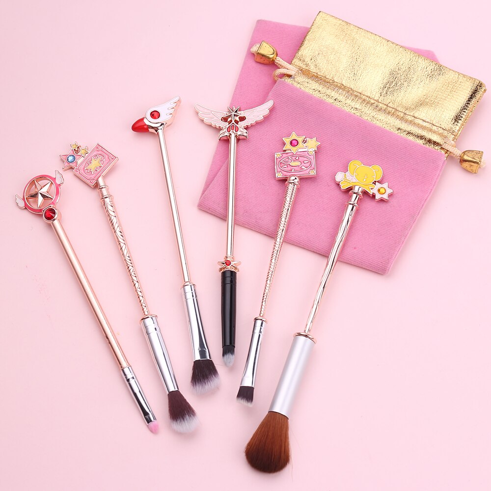 13pcs Cardcaptor Sakura Magic Wand Makeup Brushes Set SS1848
