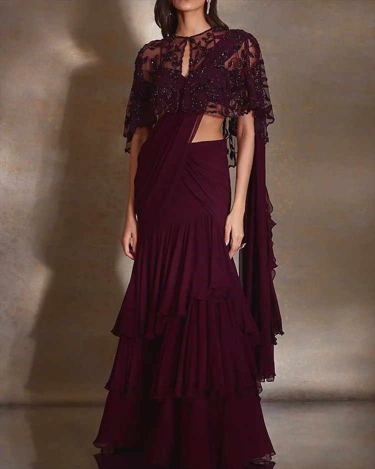 Women's Blouse Mesh Sequin Two-Piece Dress