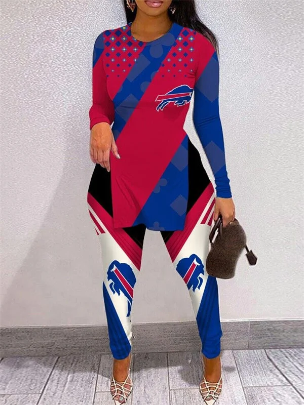Buffalo Bills
Limited Edition High Slit Shirts And Leggings Two-Piece Suits