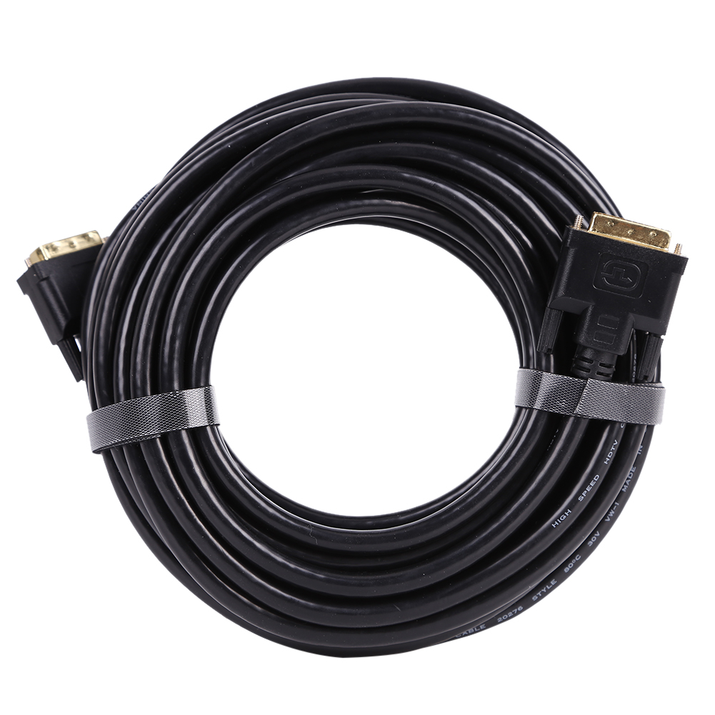 DVI to DVI Cable DVI-D Dual Link with Gold Plated 24+1 Pin Connector, 3m, 501 Original
DVI to DVI Cable DVI-D Dual Link with Gold Plated 24+1 Pin Connector, 3m, 501 Original
