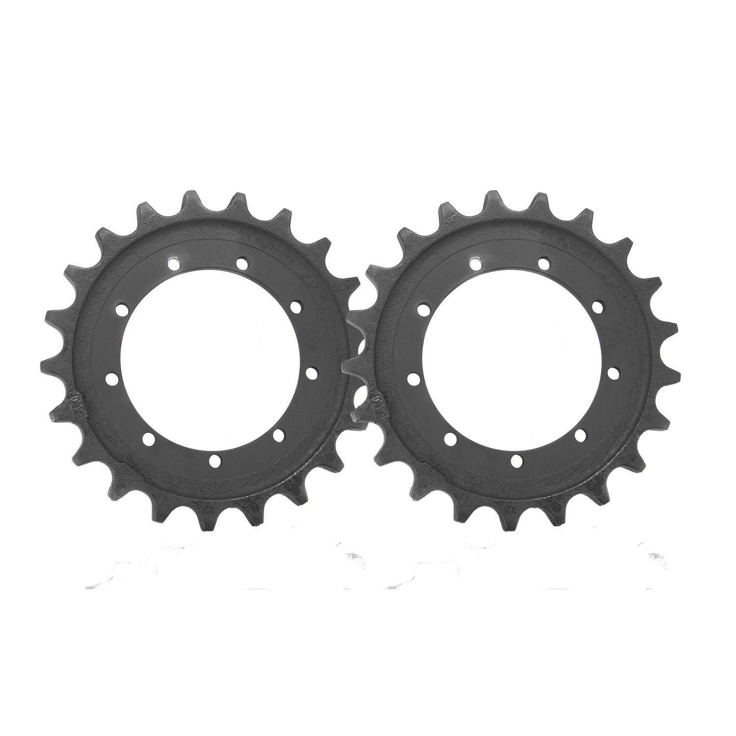 KX33様 AlloyWorks 2pcs 9 Mounting Hole 21Teeth Drive Sprocket Fits Kubota