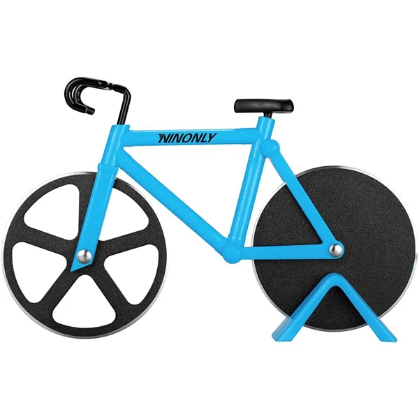 Ninonly Bicycle Pizza Cutter Blue