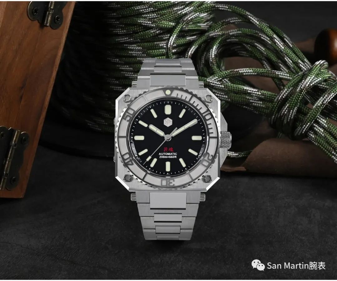 San Martin Original Design Limited Edition Men Diver Watch ETA 2824-2 SN0010-G