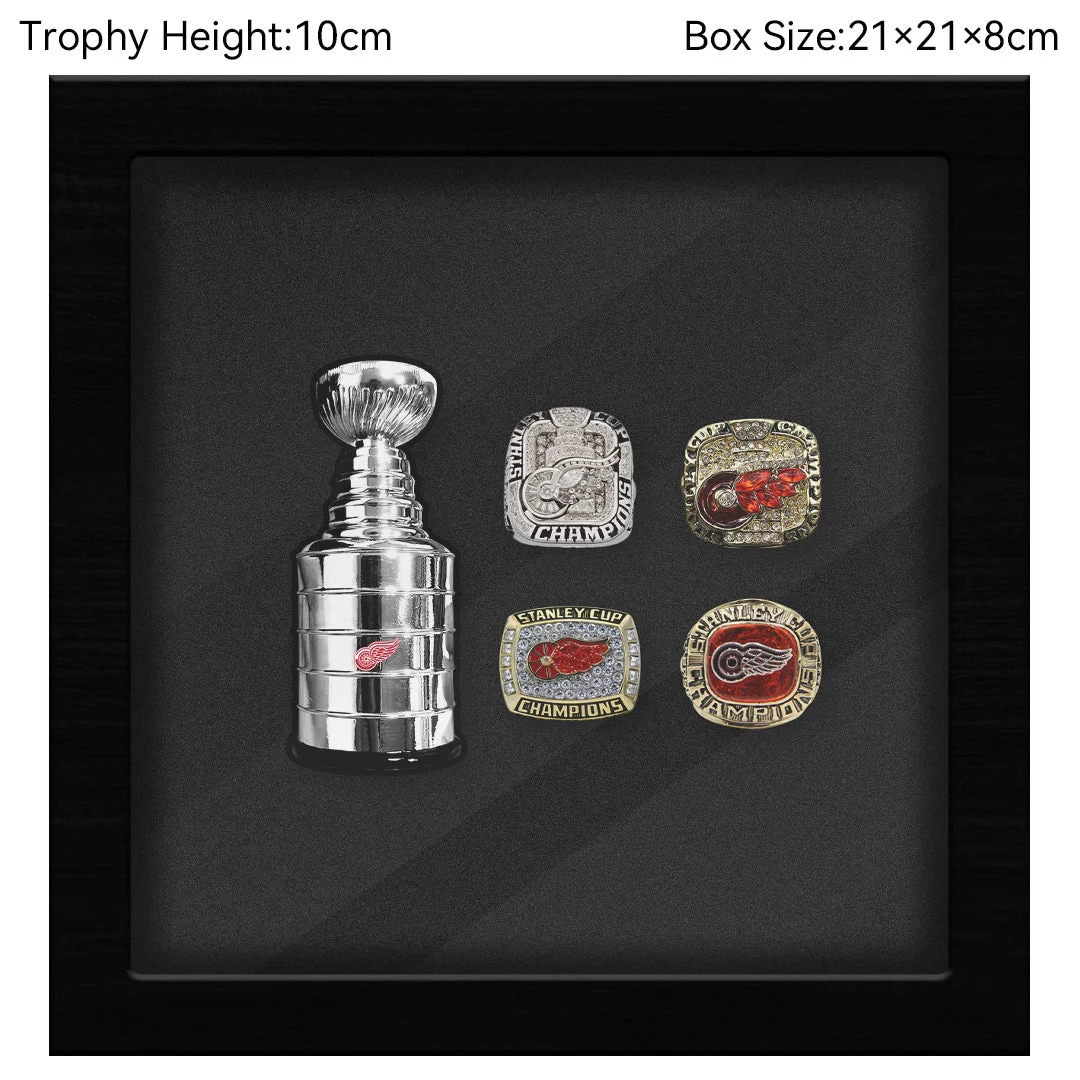 Detroit Red Wings  NHL Trophy And Ring Box