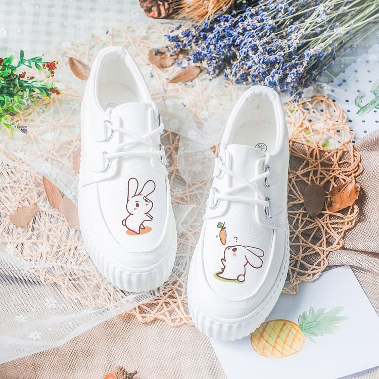 Harajuku Bunny Canvas Sneakers SP1711317