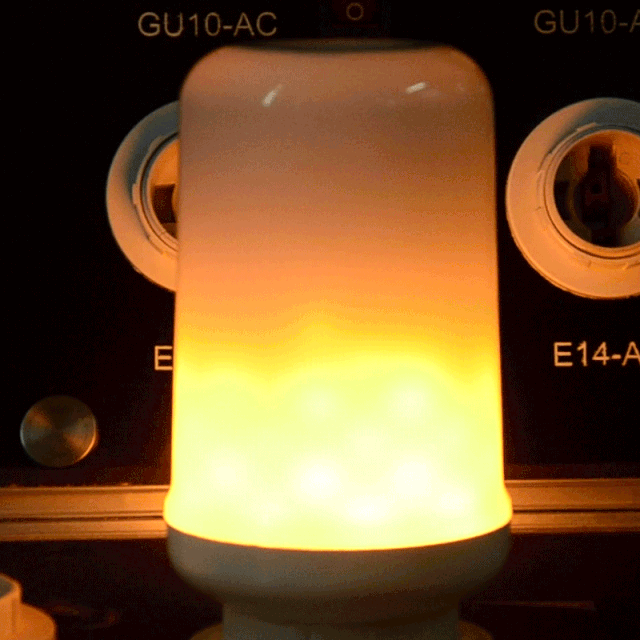 led flame effect fire light bulbs