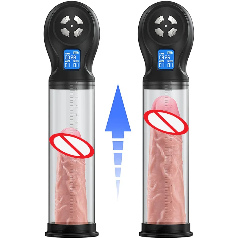 Men's Penis Airplane Cup Exercise Trainer Vibrating Penis Pump