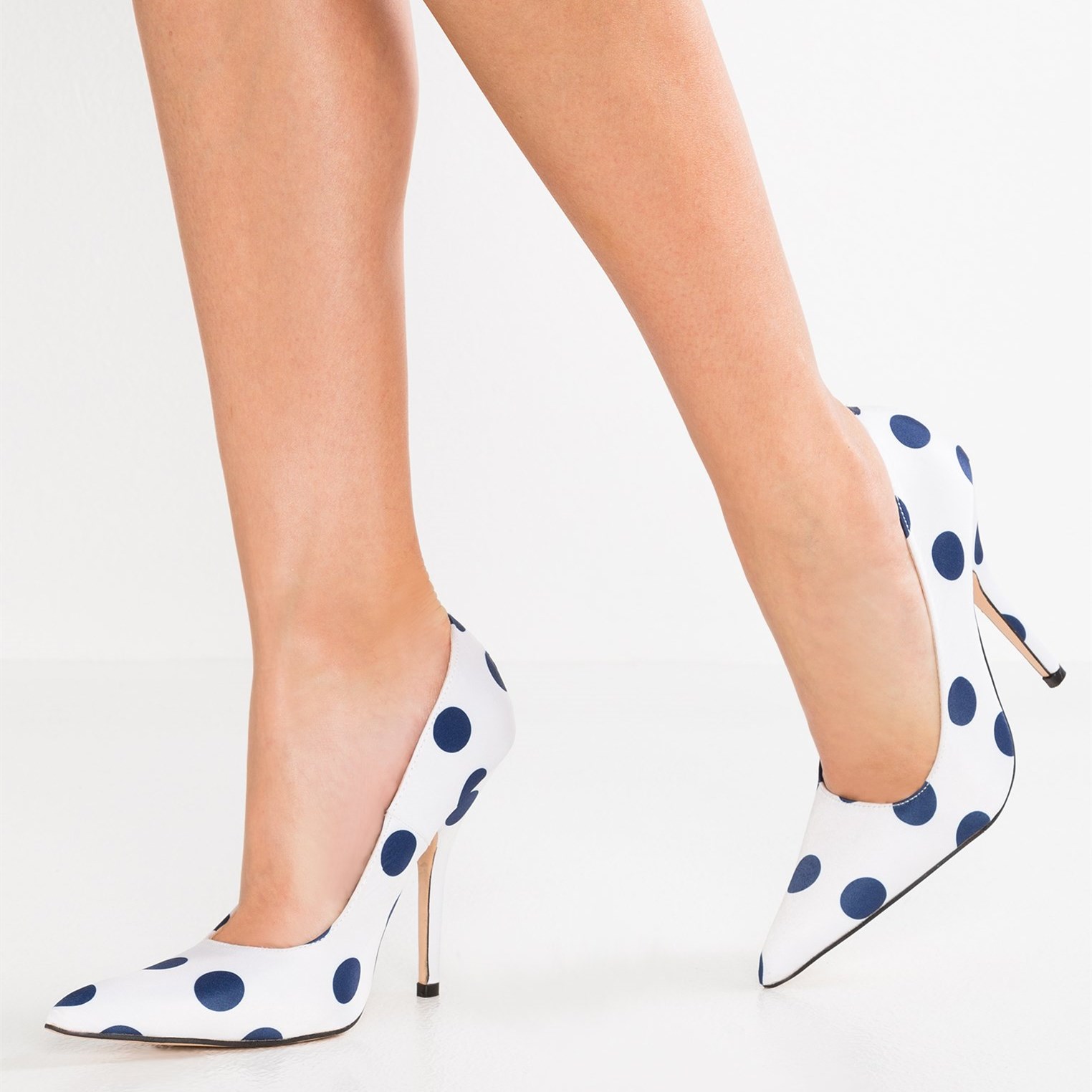 Blue polka outlet dot heels