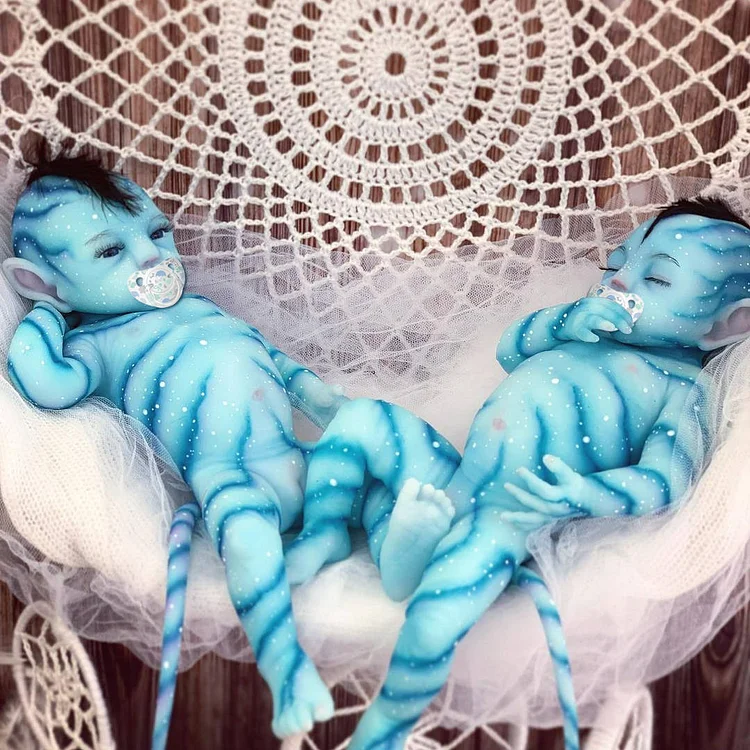 20'' Realistic Reborn Santiago Handmade Fantasy Baby Twins Boy And Girls Doll-Gift For Kids By Dollreborns® 😉