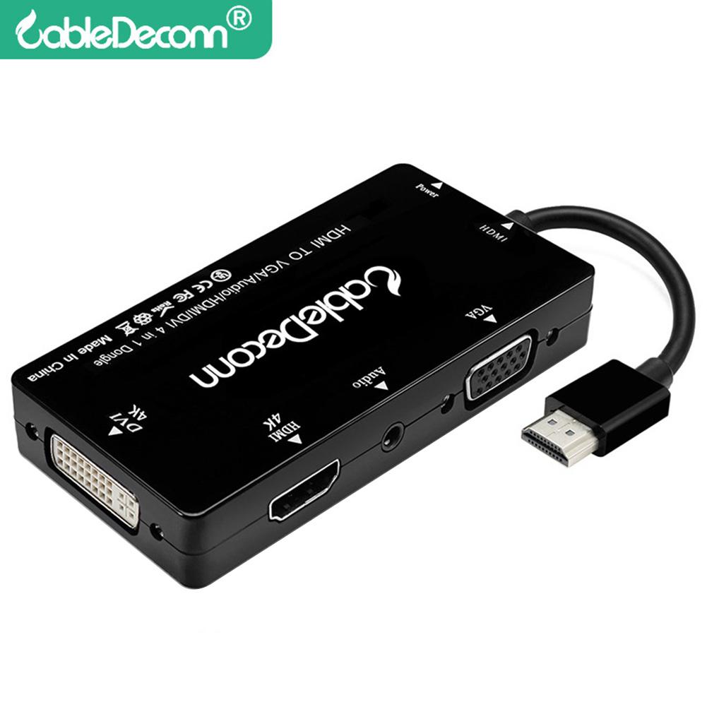 Cabledeconn E0405 4 in 1 HDMI Converter DVI 4K VGA HDMI Audio Adapter Cable, 501 Original
Cabledeconn E0405 4 in 1 HDMI Converter DVI 4K VGA HDMI Audio Adapter Cable, 501 Original