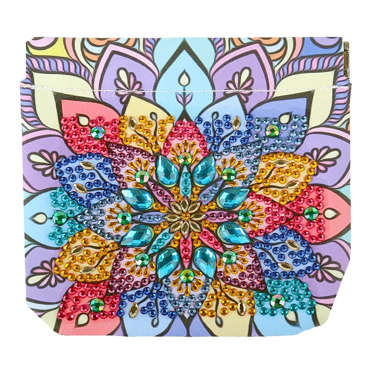 PU Partial Special Shaped Mandala 5D DIY Diamond Painting Wallet Gifts for Women