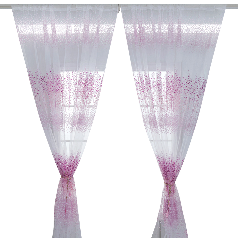 Leaf Printed Tulle Curtains Living Room Half Blackout Window Screen (Pink, 501 Original
Leaf Printed Tulle Curtains Living Room Half Blackout Window Screen (Pink, 501 Original