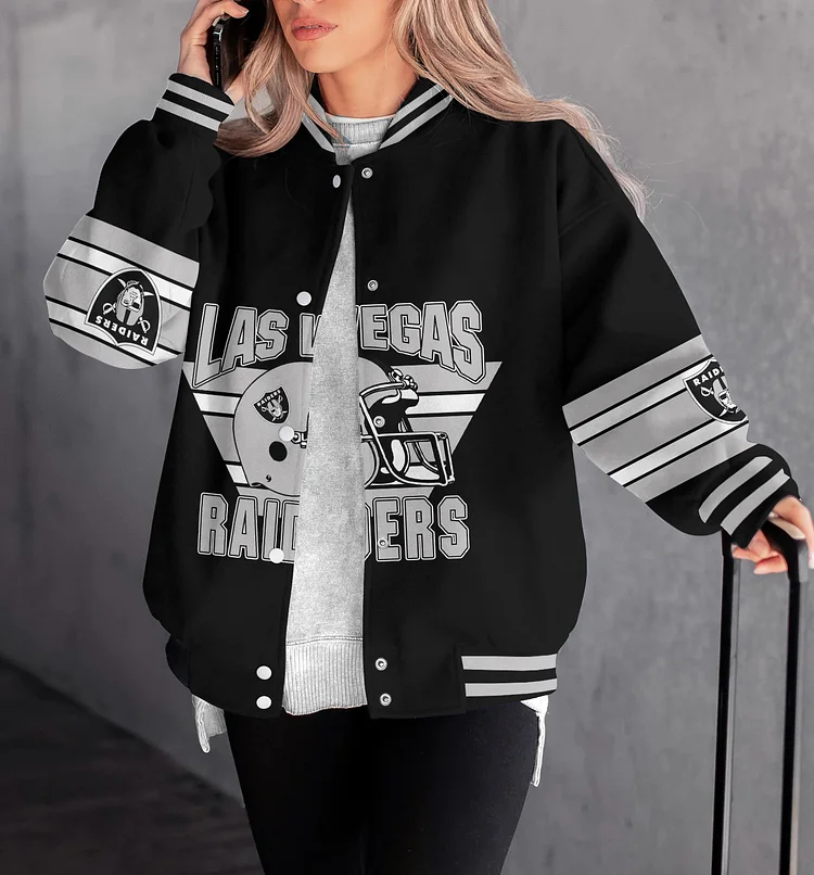 Las Vegas Raiders Limited Edition Full-Snap Casual Jacket