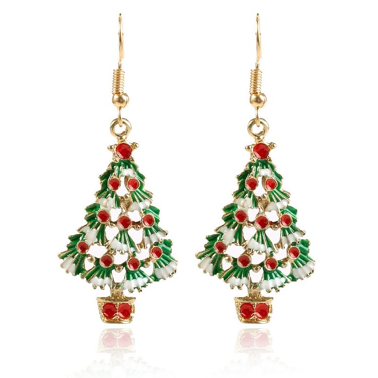Christmas Tree Alloy Earring