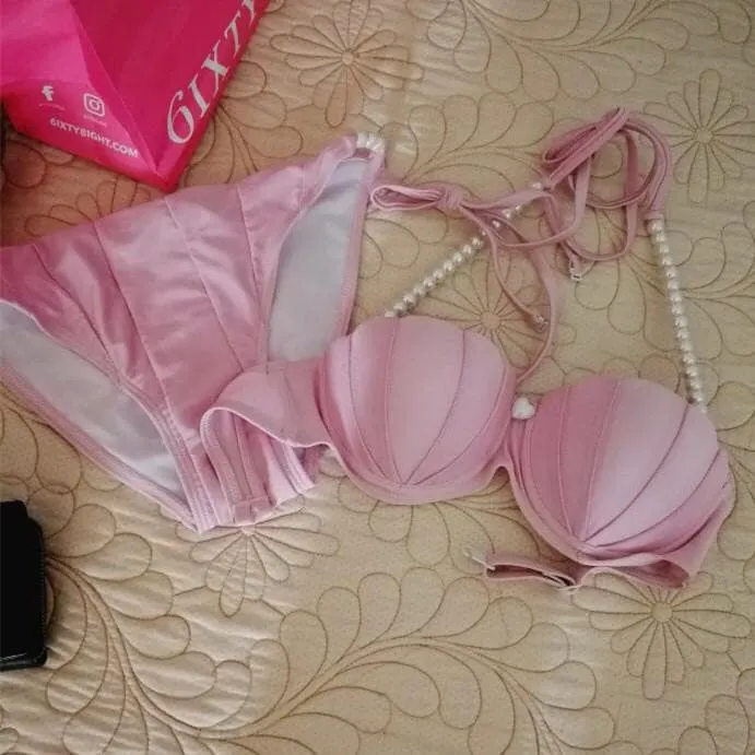 Pink Pearl Shell Mermaid Bikini SP